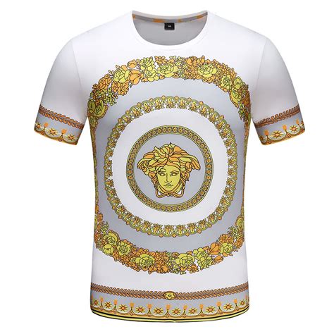 versace basic t shirt|1st copy Versace shirt men.